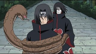 Itachi vs Orochimaru  Itachi Almost Kills Orochimaru Using Genjutsu  Naruto Shippuden English Dub [upl. by Keryt]