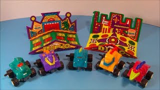 1994 BURGER KING DINO CRAWLERS SET OF 5 FULL COLLECTION MEAL TOYS VIDEO REVIEW [upl. by Gerhan965]