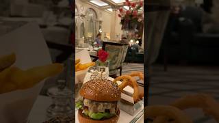 Claridges London✨ claridges london 5starhotel shorts 5star food burger dining [upl. by Notlok]