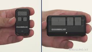 How to Program Chamberlains 953EV and 956EV Remote Controls to a Garage Door Opener [upl. by Htebzil]