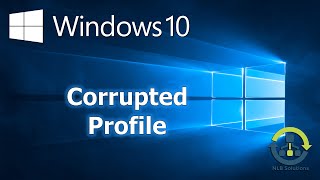 How to recreate a corrupted profile in Windows 10 Step by Step guide [upl. by Hamlet]