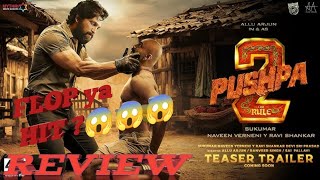 Pushpa 2 Trailer Review In Hindi By cinesnopalluarjun rashmikamandanna fasadfasilvijaysethupathi [upl. by Ebeohp]