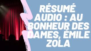 Au Bonheur des Dames en 10 Min  Résumé Audio Chap par Chap  Émile Zola [upl. by Aicissej]