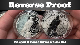 US Mint 2023S Reverse Proof Morgan amp Peace Silver Dollar Set [upl. by Bernardina948]