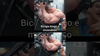 COMO DEIXAR UM BÍCEPS LONGO E CHEIO massamuscular musculação bodybuilding [upl. by Aklam253]