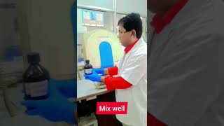 Preparation of CrystalMethyl violet Gram stain Laya Kaha Mujhko youtubeshorts status shorts [upl. by Audre]