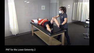 PNF Proprioceptive Neuromuscular Facilitation for the Lower Extremity [upl. by Carberry]