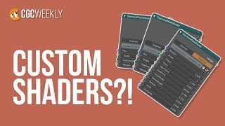 Using Custom OSL Shaders in Cycles  CGC Weekly 9 [upl. by Heisser]