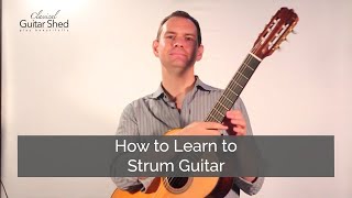 How to Learn to Strum Guitar super effective [upl. by Drawets]