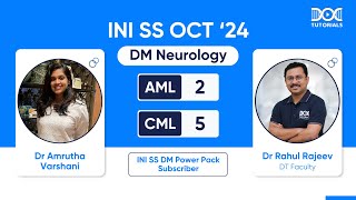 INI SS DM Neurology Dr Amrutha Varshani K CML  5 amp AML  2  Success Story with Dr Rahul Rajeev [upl. by Ecirtaemed]