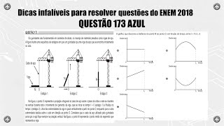 Dicas infalíveis para resolver questões do ENEM 2018 Q173 AZUL [upl. by Chem]