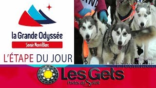 La Grande Odyssée Savoie Mont Blanc 2018 Etape des Gets [upl. by Weinert]