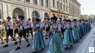 Oktoberfest 2024  Trachten und Schützenzug [upl. by Buine]