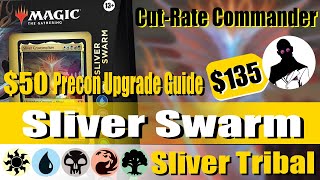 Sliver Swarm  Precon Upgrade Guide  CutRate Commander  Commander  MTG  EDH [upl. by Yehsa728]