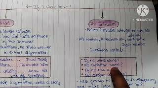 Class 9 English ChquotIf I were uquot flowchart class9 english [upl. by Einnaoj]