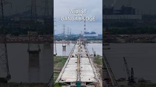 Mokama Six Lane Ganga Bridge  मोकामा सिक्स लेन गंगा ब्रिज  एशिया का दूसरा सबसे चौड़ा पुल shorts [upl. by Gosselin612]