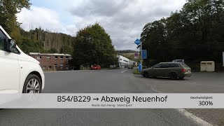 MK B54B229 → Pöppelsheim → Abzweig Neuenhof [upl. by Amliv574]