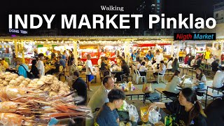 Walking to INDYMARKET Pinklao Bangkok  November 2024 [upl. by Anileh]