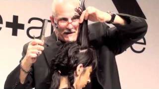 COSMETOLOGY Texturizing HAIRCUT with RUSK Alpha and Beta blades by John Anthony [upl. by Enreval]