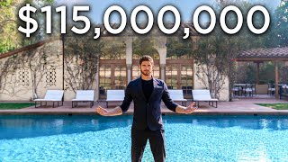 Touring A Massive 115 Million California MEGA MANSION [upl. by Gally786]