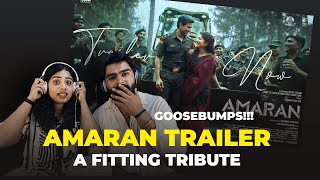 Amaran Trailer Reaction  Sivakarthikeyan Sai Pallavi  Amazing Background Score [upl. by Aivekal734]