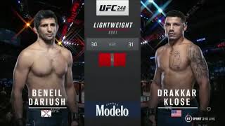 Beneil Dariush vs Drakkar Klose [upl. by Laughry]