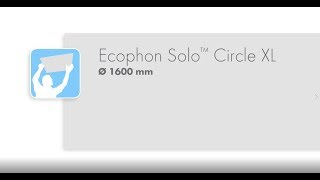 Ecophon Solo™ Circle XL 1600 mm with adjustable wire [upl. by Yecaw]