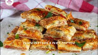 SFOGLIATINE VELOCI ALLA PIZZAIOLA  QUICK PIZZAIOLA PUFF PASTRY [upl. by Eelsel112]