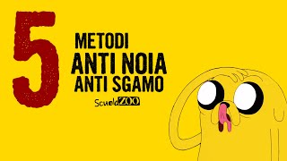 5 METODI ANTI NOIA per SOPRAVVIVERE ALLA SCUOLA ScuolaZoo [upl. by Inahteb]