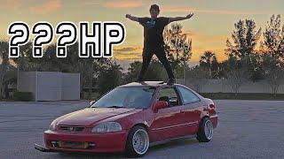 RICER CIVIC FINALLY TUNED IT RIPS [upl. by Elayne874]