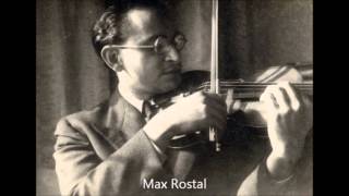 Reizenstein Lullaby and Marcia Barbara Max Rostal 1945 [upl. by Ihsoyim]