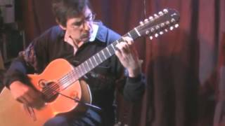 Bach Lute Suite Presto Jason Kessler 12 Steel String Classical Guitar [upl. by Horvitz]