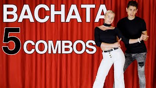 Learn the 5 Latest Bachata Movescombos with MariusampElena Bachata Tutorial [upl. by Shaw]