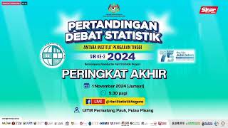 Pertandingan Peringkat Akhir Debat Statistik Antara IPT [upl. by Euqirat]