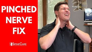 How to FIX a Pinched Nerve in Your Neck  RELIEF IN SECONDS [upl. by Lowell492]