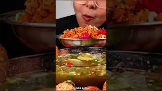 🔥 Spicy Pani puri challenge 🔥🥵 mukbangspicypanipurichallengepanipuripanipurieatingpanipurilover [upl. by Aicxela]