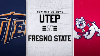 New Mexico Bowl Betting Preview UTEP vs Fresno State [upl. by Warms]