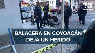 Reportan balacera en alcaldía Coyoacán deja un lesionado [upl. by Adnamor614]