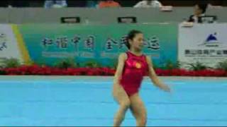 1552009 Jiang Yuyuan AA FX2009 Chinese Gymnastics National Championship [upl. by Harms215]