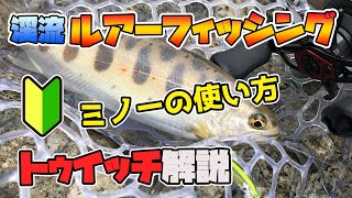 【渓流釣り】初心者向け渓流ミノーの使い方！トゥイッチ上達方法を解説【渓流ルアーフィッシング】 [upl. by Enelehcim]