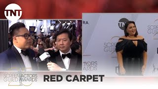 Ken Jeong Red Carpet Interview  25th Annual SAG Awards  TNT [upl. by Ayanaj618]