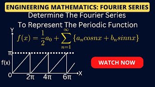 Fourier Series How To Determine Fourier Series  Example 1 [upl. by Haneeja]