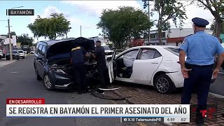 Investigan el primer asesinato del 2024 en Bayamón [upl. by Leeland]