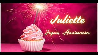 Juliette Joyeux Anniversaire  The Ultimate French Birthday Song  French Birthday Song with Name [upl. by Bigot]