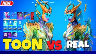 More Styles for The CUBE QUEEN in Fortnite The TOON Queen シ [upl. by Colman]