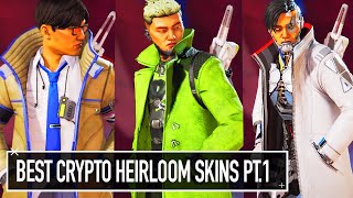 Cryptos Heirloom Skins BEST SKINS TO USE WITH BIWON BLADE Apex Legends Crypto heirloom [upl. by Bondon]