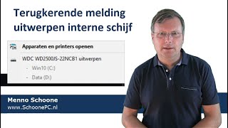 Terugkerende melding uitwerpen interne schijf met Windows [upl. by Llevron]