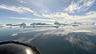 Zodiac Cruising on the Antarctic Peninsula [upl. by Aysan]