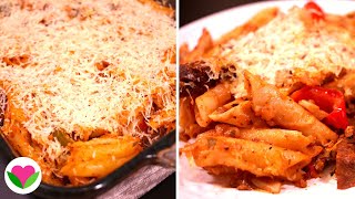 Vegan Sausage Pasta Bake  Easy Holiday Dinner Recipe [upl. by Dor263]