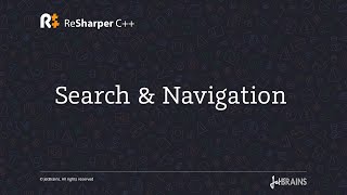 Search and Navigation in ReSharper C [upl. by Epolenep915]